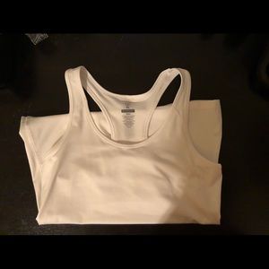 XL Old Navy White Athletic Tank Top